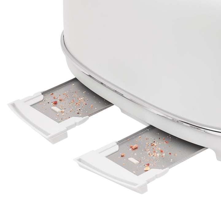 Haden Chelsea Stainless Steel 4 Slice Toaster, Extra Wide Slots (Open Box) - VMInnovations