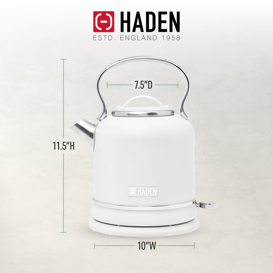 Haden Chelsea 1.7 Liter Electric Water Kettle w/ 360-Degree Base, (Open Box)