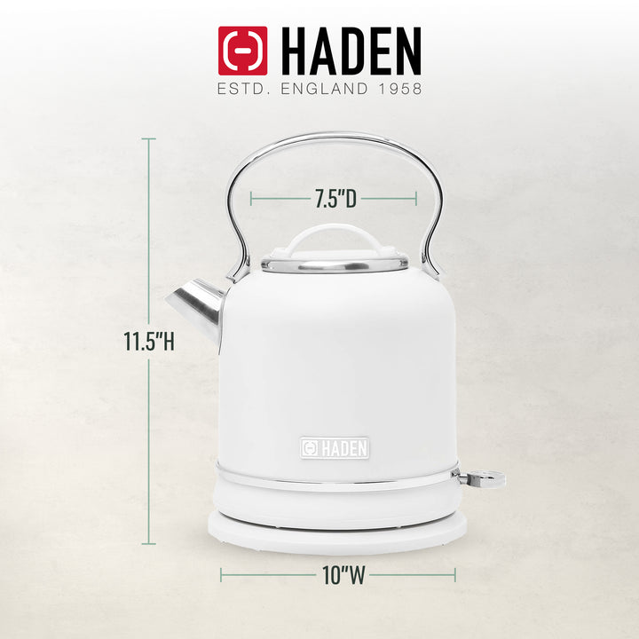 Haden Chelsea 1.7 Liter Electric Water Kettle w/ 360-Degree Base, (Open Box)