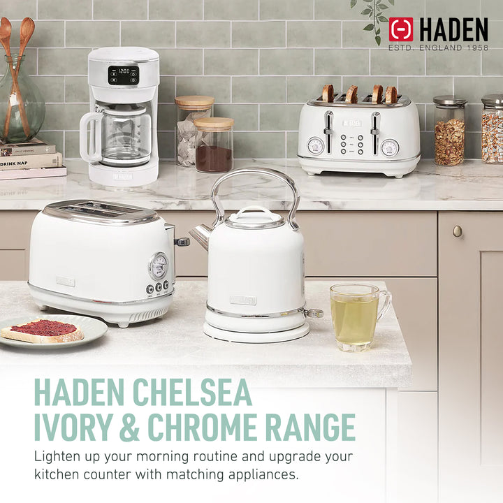Haden Chelsea 1.7 Liter Electric Water Kettle w/ 360-Degree Base, (Open Box)