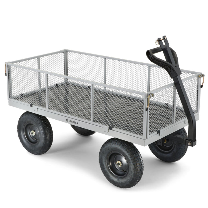 Gorilla Cart 1000 Pound Capacity Heavy Duty Steel Mesh Utility Wagon (For Parts) - VMInnovations