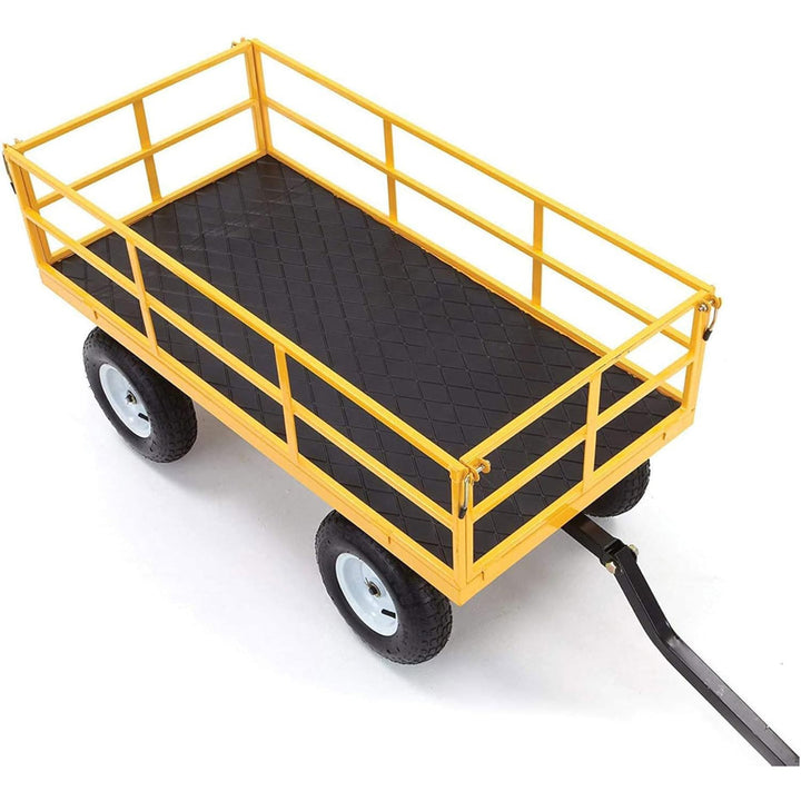 Gorilla Carts Heavy Duty Utility Cart, 1200 lb Outdoor Garden Wagon (Open Box)