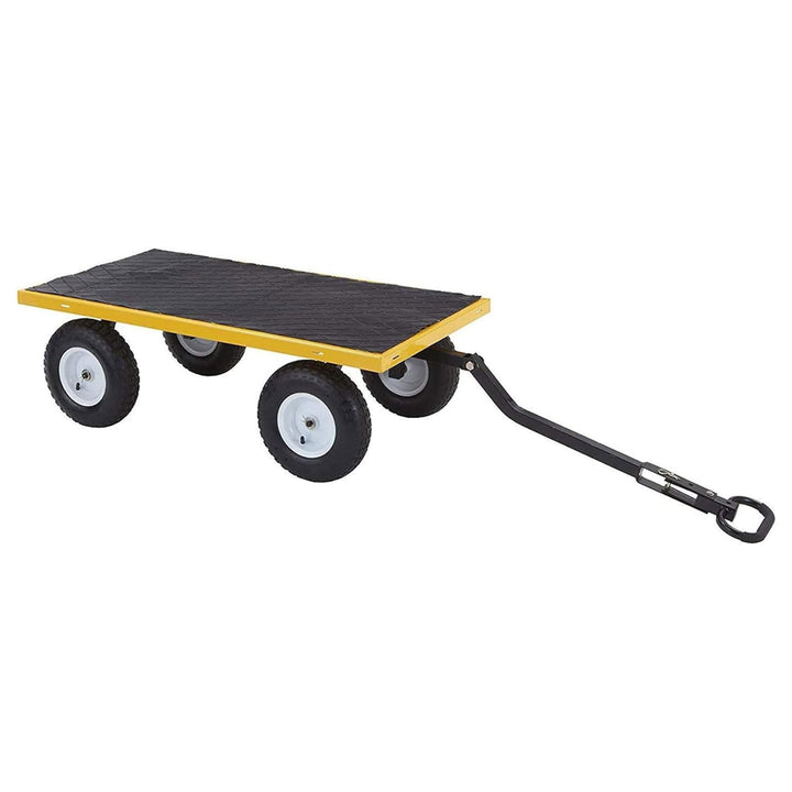 Gorilla Carts Heavy Duty Utility Cart, 1200 lb Outdoor Garden Wagon (Open Box)