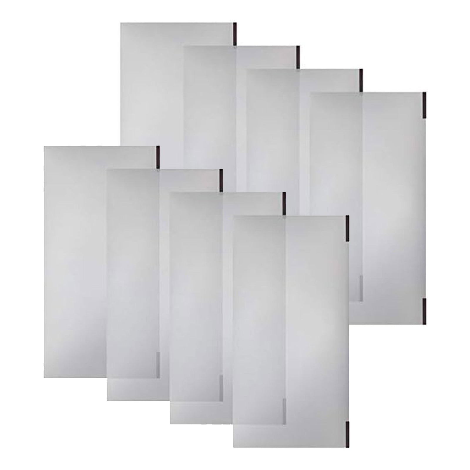 Origami Set of 8 Magnetic Wire Shelf Liners for R4 and R5 Series Storage Racks - VMInnovations