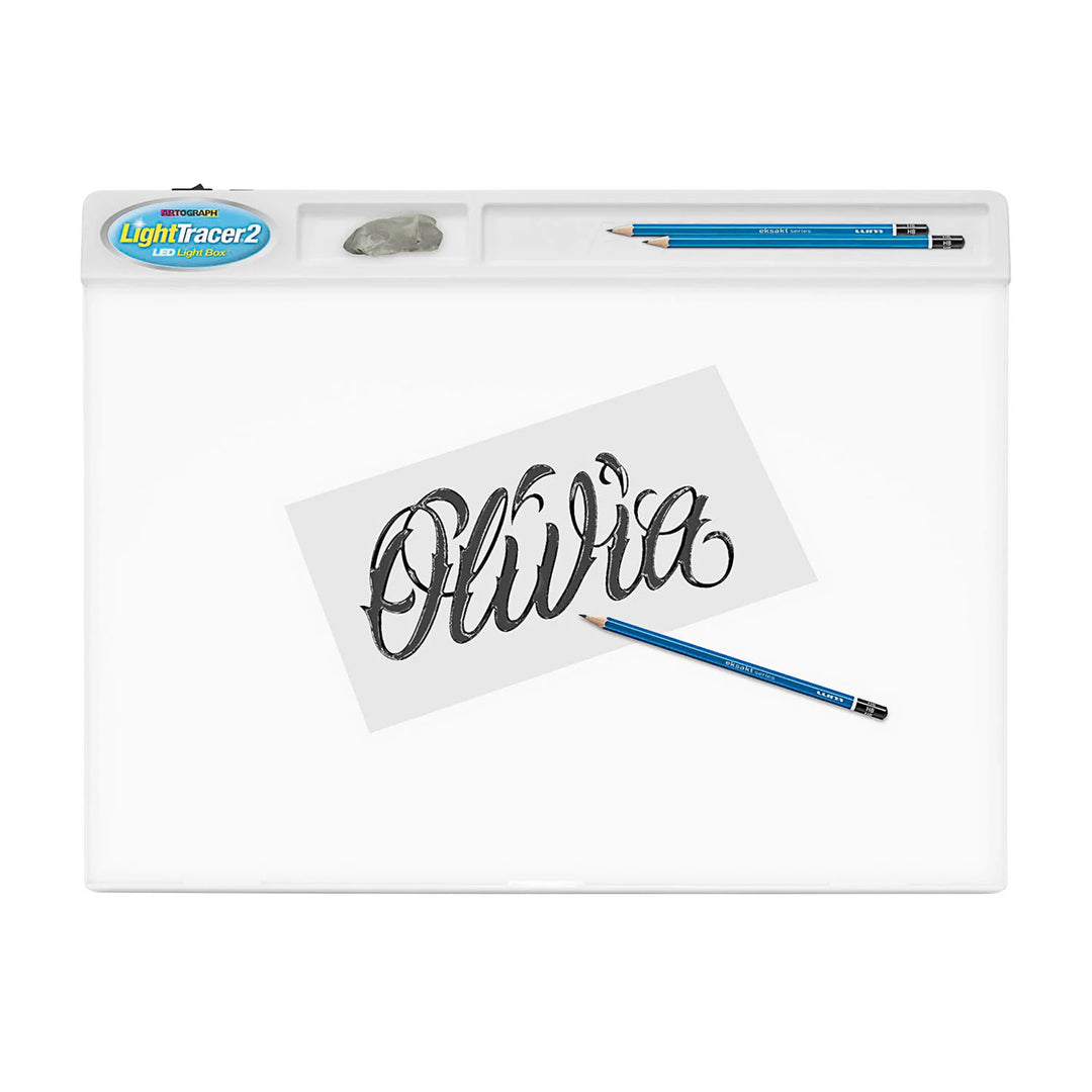 Artograph LightTracer 2 LED Lightbox, 12"x18" Drawing Board w/Storage (Open Box)