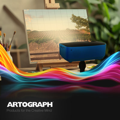 Artograph  HD Digital Art Projector, Wi Fi, Clamp Stand, Flare 100, Blue (Used)