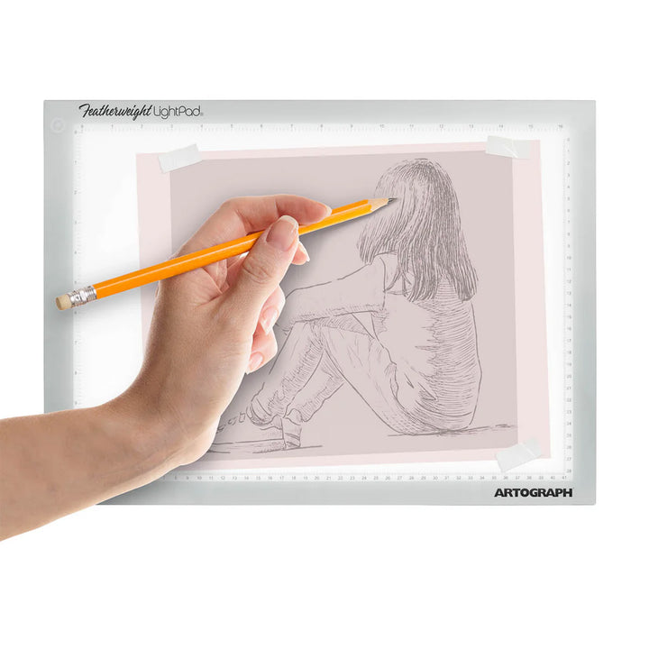 Artograph Featherweight 12" x 17" Dimmable Slim Lightpad for Drawing & Tracing