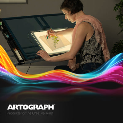 Artograph Featherweight Dimmable Slim Lightpad for Drawing & Tracing (Open Box) - VMInnovations