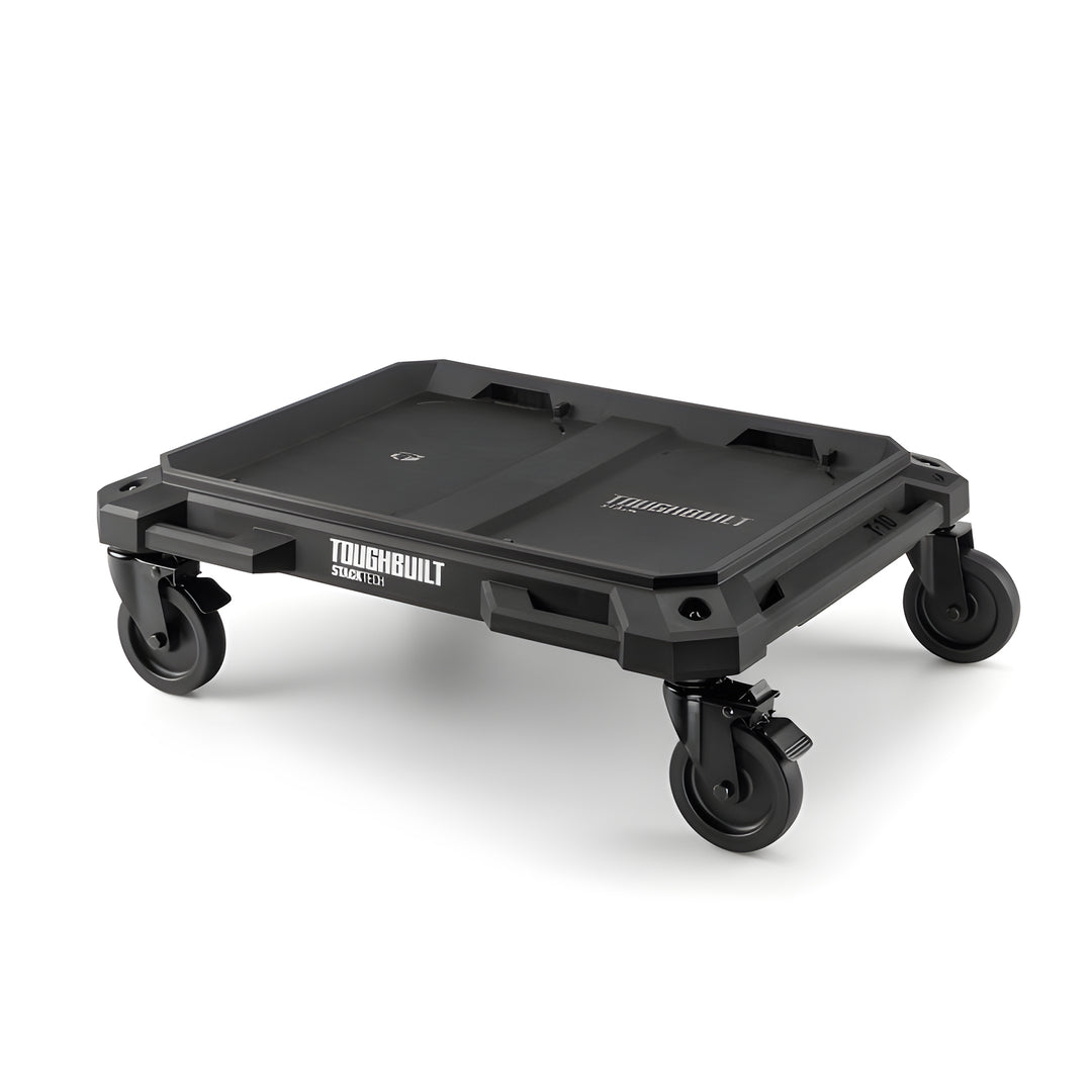 ToughBuilt 4-Wheel Cart, Rolling Dolly for StackTech Tool Boxes & Organizers