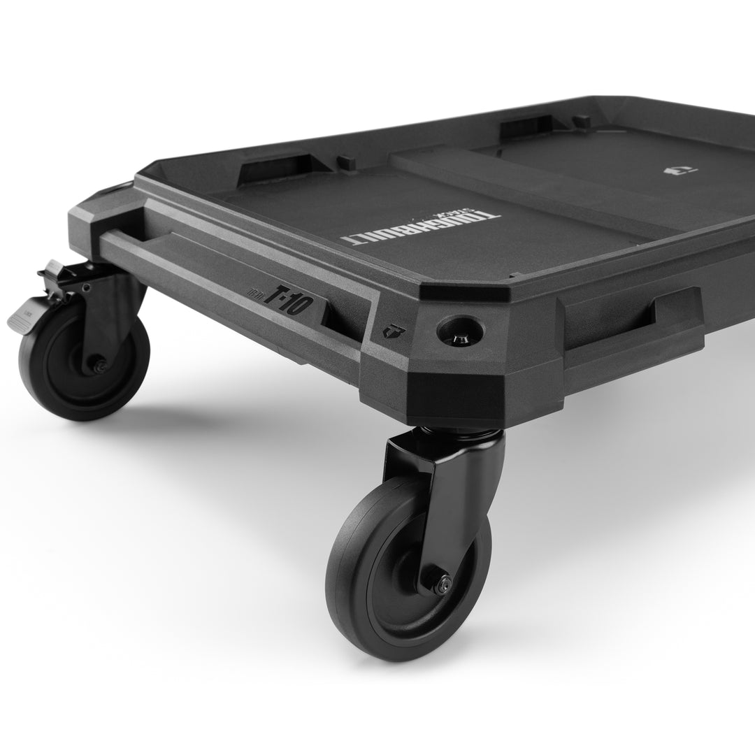 ToughBuilt 4-Wheel Cart, Rolling Dolly for StackTech Tool Boxes & Organizers