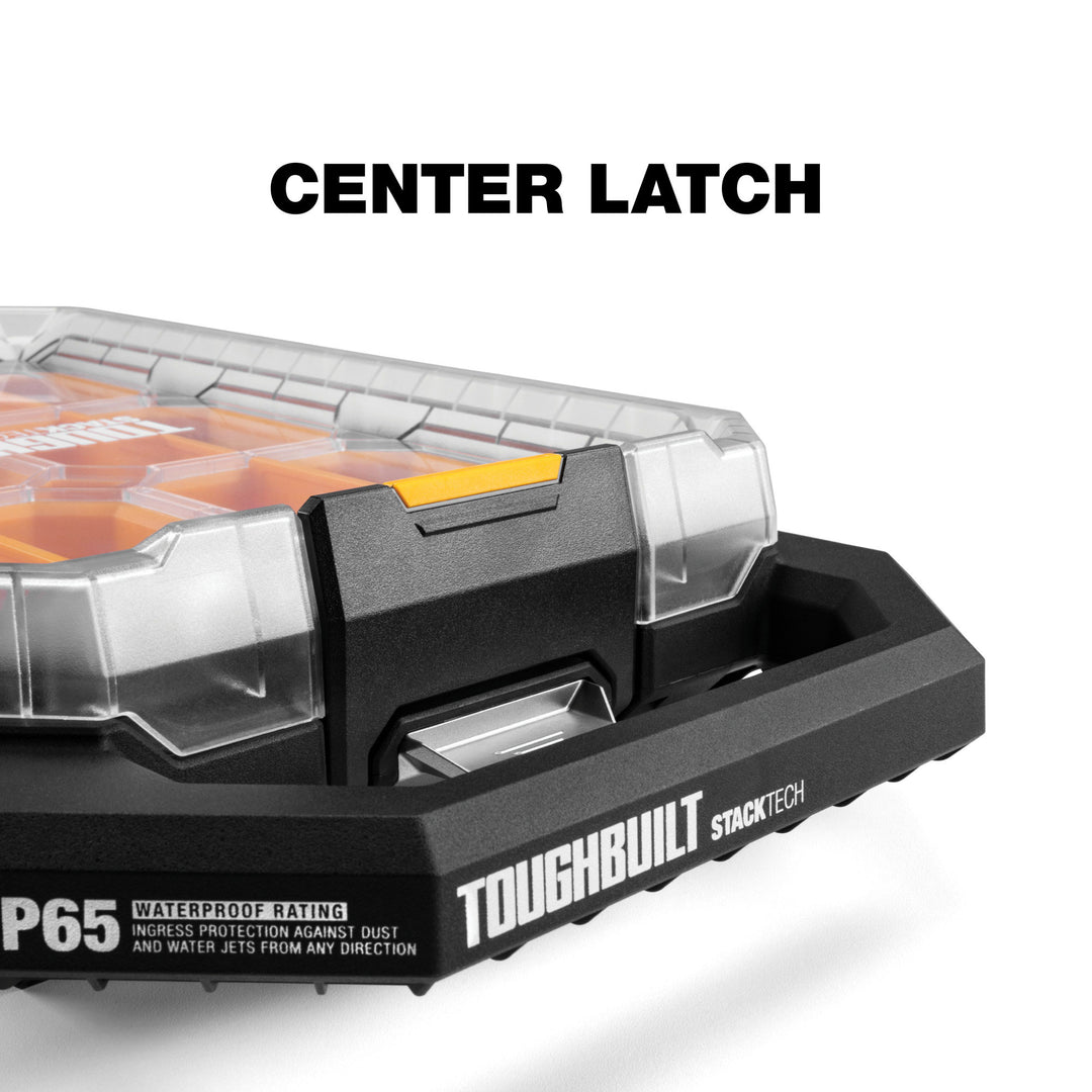 ToughBuilt StackTech Compact Low-Profile Organizer with Auto-Locking Interface