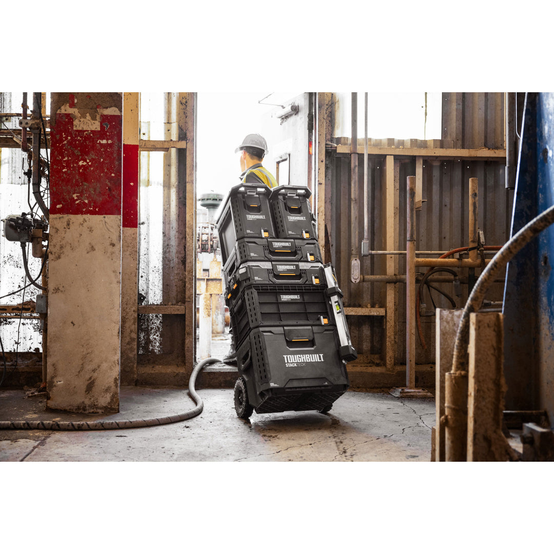 ToughBuilt StackTech Compact Low-Profile Organizer with Auto-Locking Interface