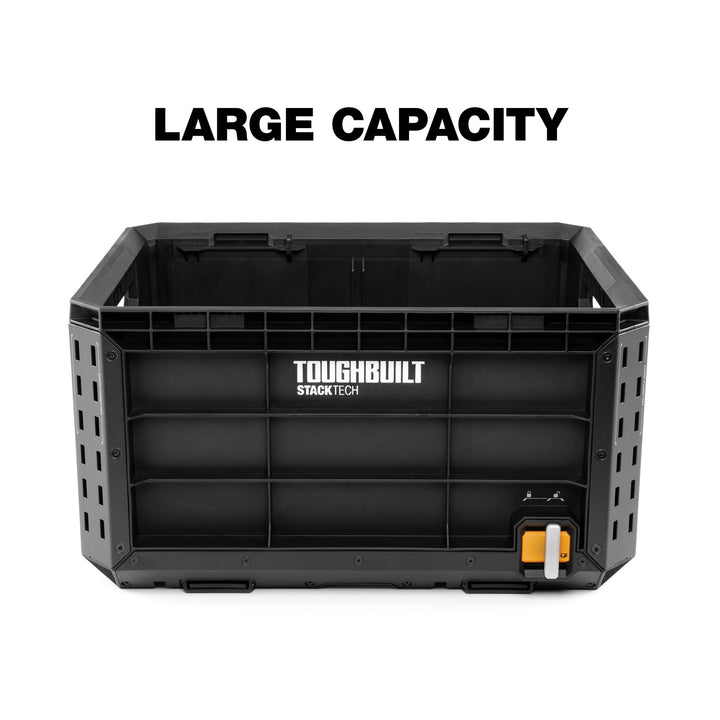 ToughBuilt StackTech Tool Crate with Auto-Locking Interface & Large (Open Box)