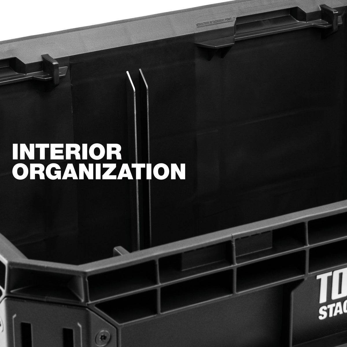 ToughBuilt StackTech Tool Crate with Auto-Locking Interface & Large (Open Box)