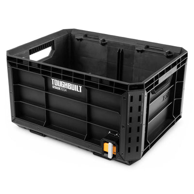 ToughBuilt StackTech Tool Crate with Auto-Locking Interface & Large Capacity