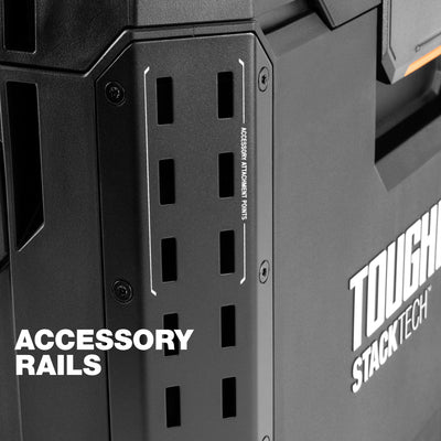 ToughBuilt StackTech Large Tool Box w/Auto-Locking Interface & Tray (Open Box) - VMInnovations