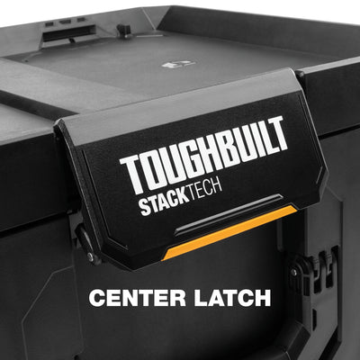 ToughBuilt StackTech Large Tool Box w/Auto-Locking Interface & Tray (Open Box) - VMInnovations