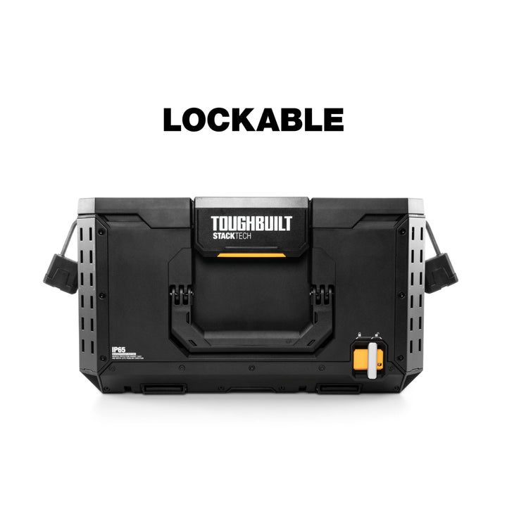 ToughBuilt StackTech Large Tool Box with Auto-Locking Interface and Tray