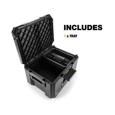 ToughBuilt StackTech Large Tool Box w/Auto-Locking Interface & Tray (Open Box) - VMInnovations