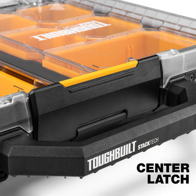 ToughBuilt StackTech Low Profile Organizer w/Auto-Locking Bins (Open Box)