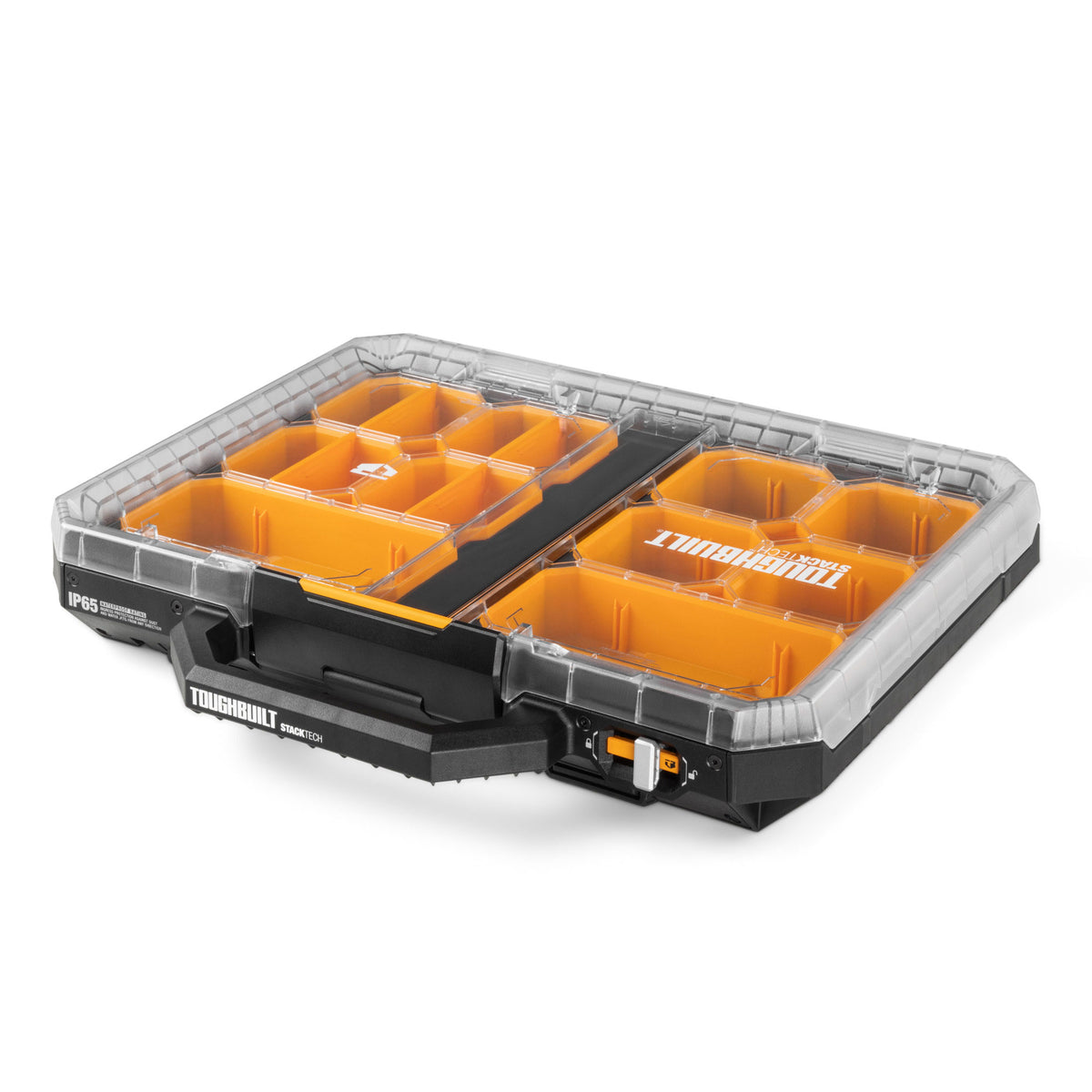 ToughBuilt StackTech Low Profile Organizer w/Auto-Locking Bins (Open Box)