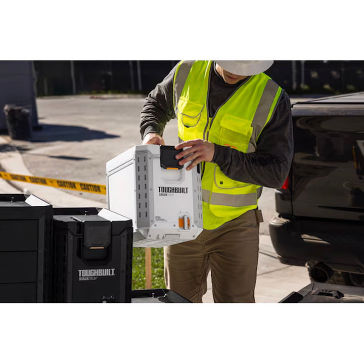 ToughBuilt Compact Cooler, Stackable 16 Qt Hard Shell Ice Chest (Open Box) - VMInnovations