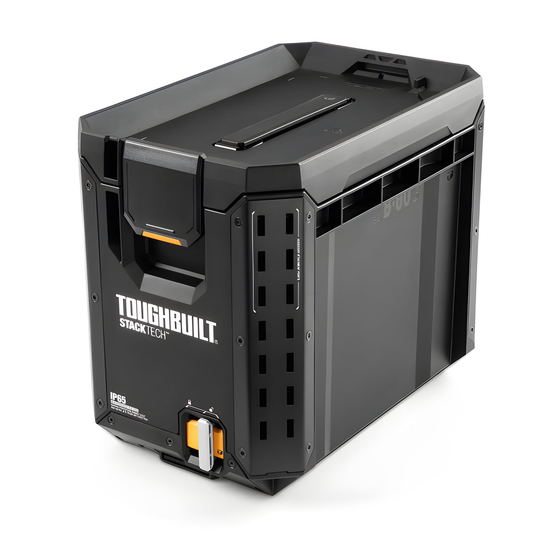 ToughBuilt Compact Tool Box Lockable Organizer w/Removable Tray (Open Box) - VMInnovations
