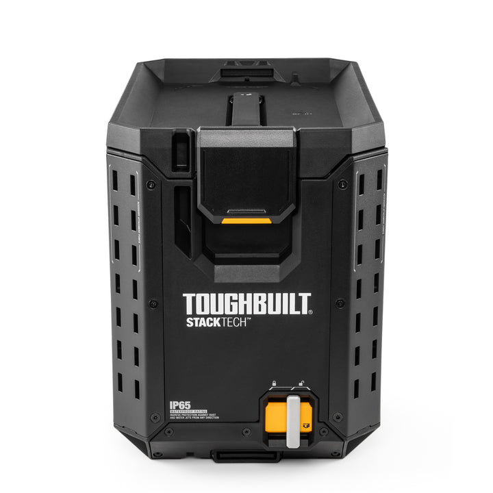 ToughBuilt StackTech Compact Tool Box Lockable Organizer with Removable Tray