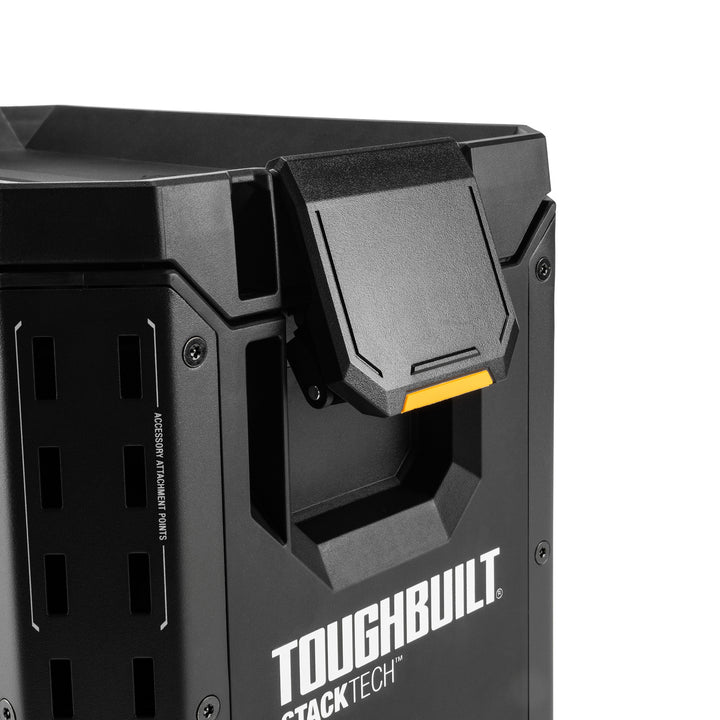 ToughBuilt StackTech Compact Tool Box Lockable Organizer with Removable Tray