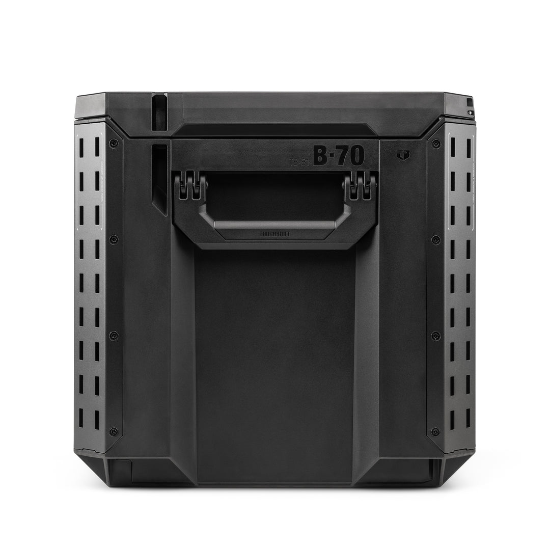 ToughBuilt StackTech XL Tool box Organizer with Lock and Removable Tray, Black