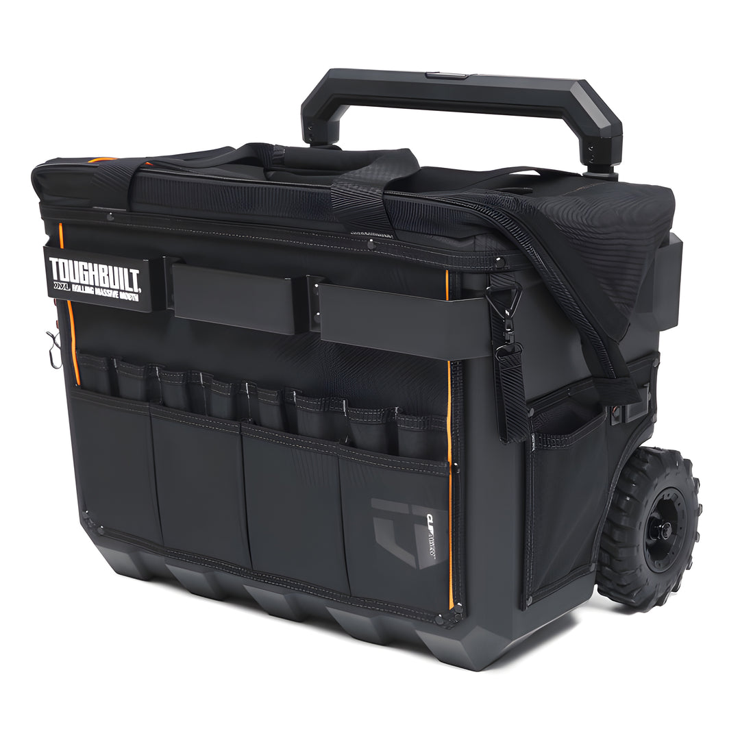 ToughBuilt Rolling Storage Tool Bag Organizer, XXL Massive Mouth, (Open Box)