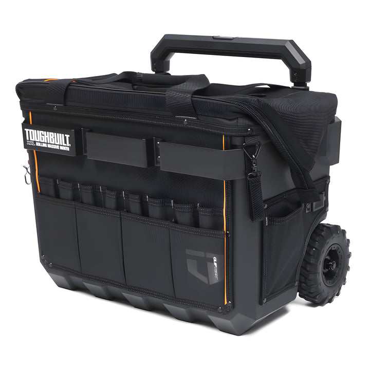 ToughBuilt Rolling Storage Tool Bag Organizer, XXL Massive Mouth, (Open Box)