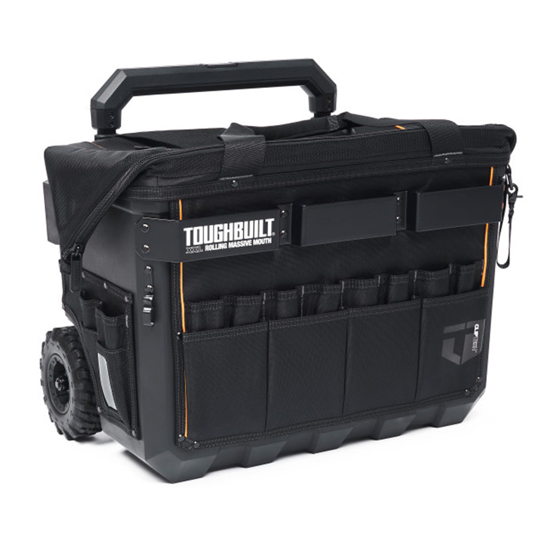 ToughBuilt Rolling Storage Tool Bag Organizer, XXL Massive Mouth, (Open Box)