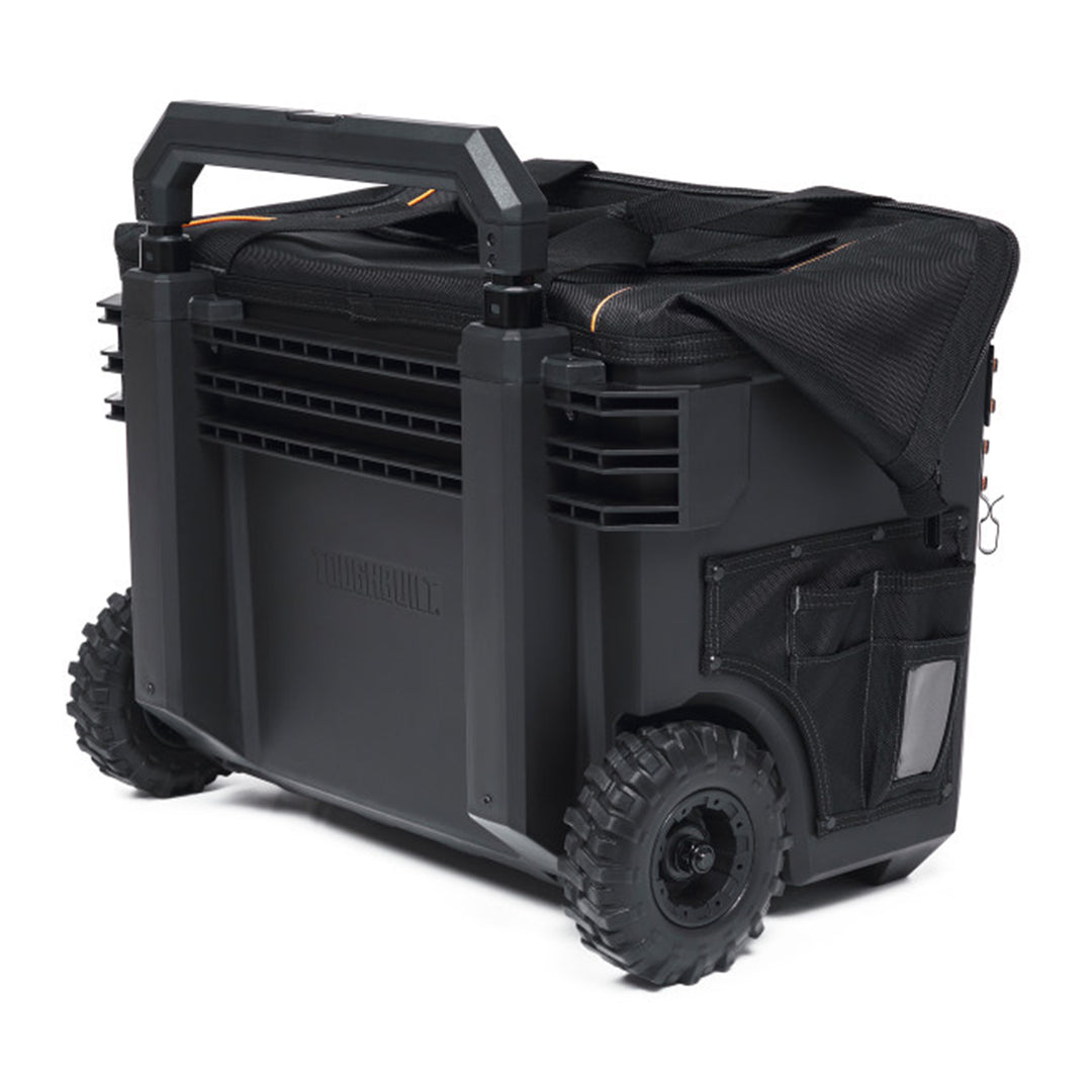 ToughBuilt Rolling Storage Tool Bag Organizer, XXL Massive Mouth, (Open Box)
