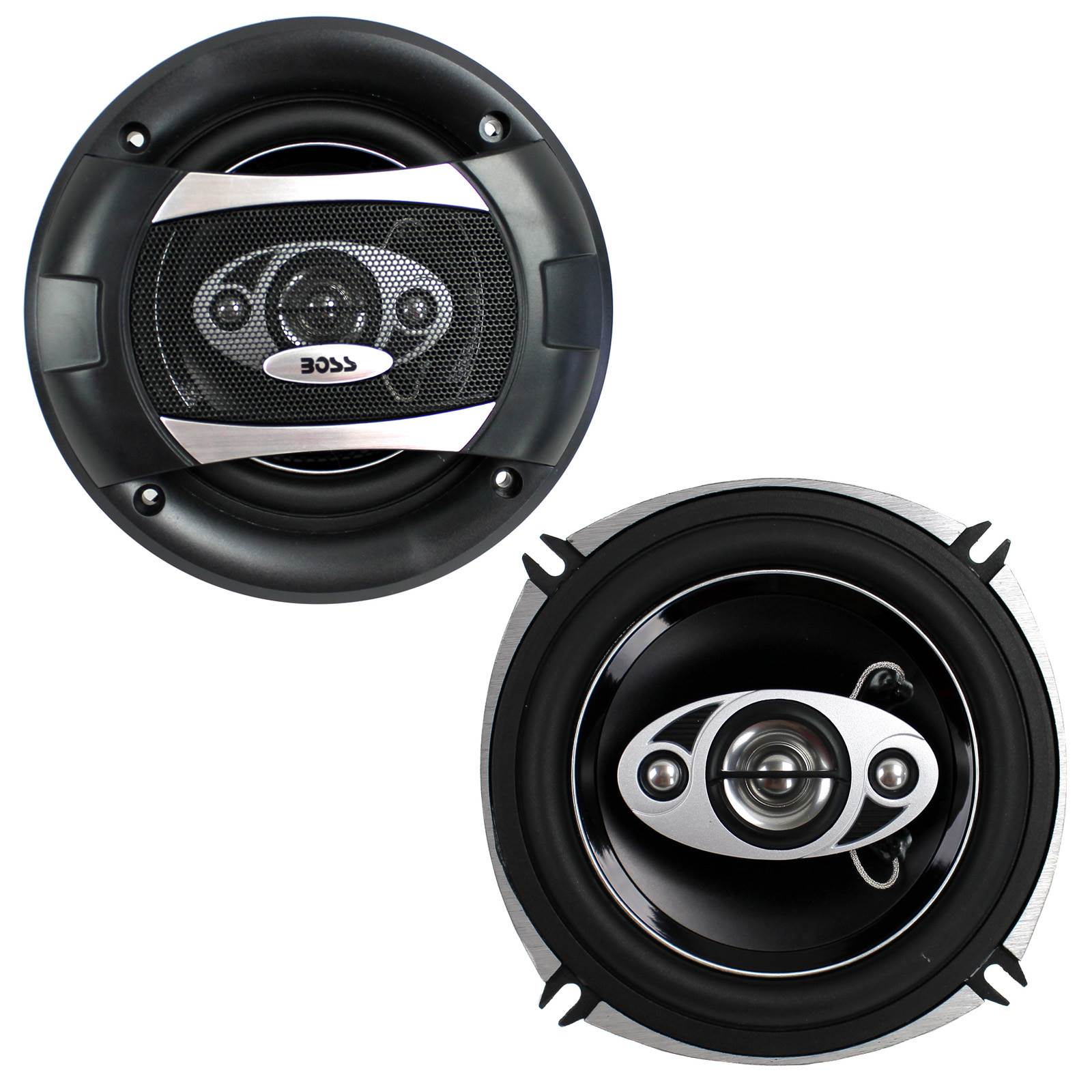 4) BOSS P55.4C 5.25" 600W 4-Way Car Coaxial Audio Speakers Stereo P554C 2 PAIR