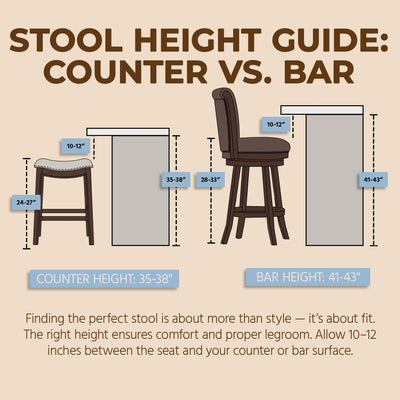 ROME + OAK Runyan Bar Stool,Walnut Finish wi/ Vintage Vegan Leather (For Parts)