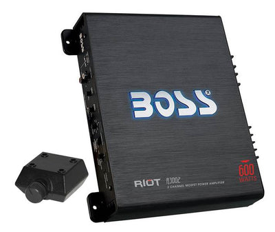 BOSS R3002 600W 2-Channel Ch MOSFET Car Audio Power Amplifier Amp + Remote