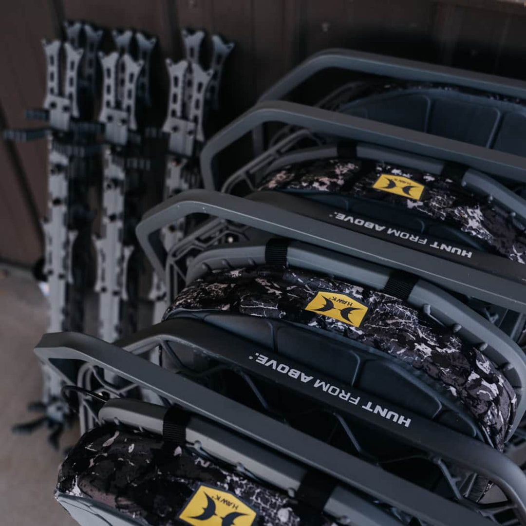 Hawk Helium Pro Hang-On Tree Stand, Memory Foam Seat, 34.75x24.5" (Open Box)