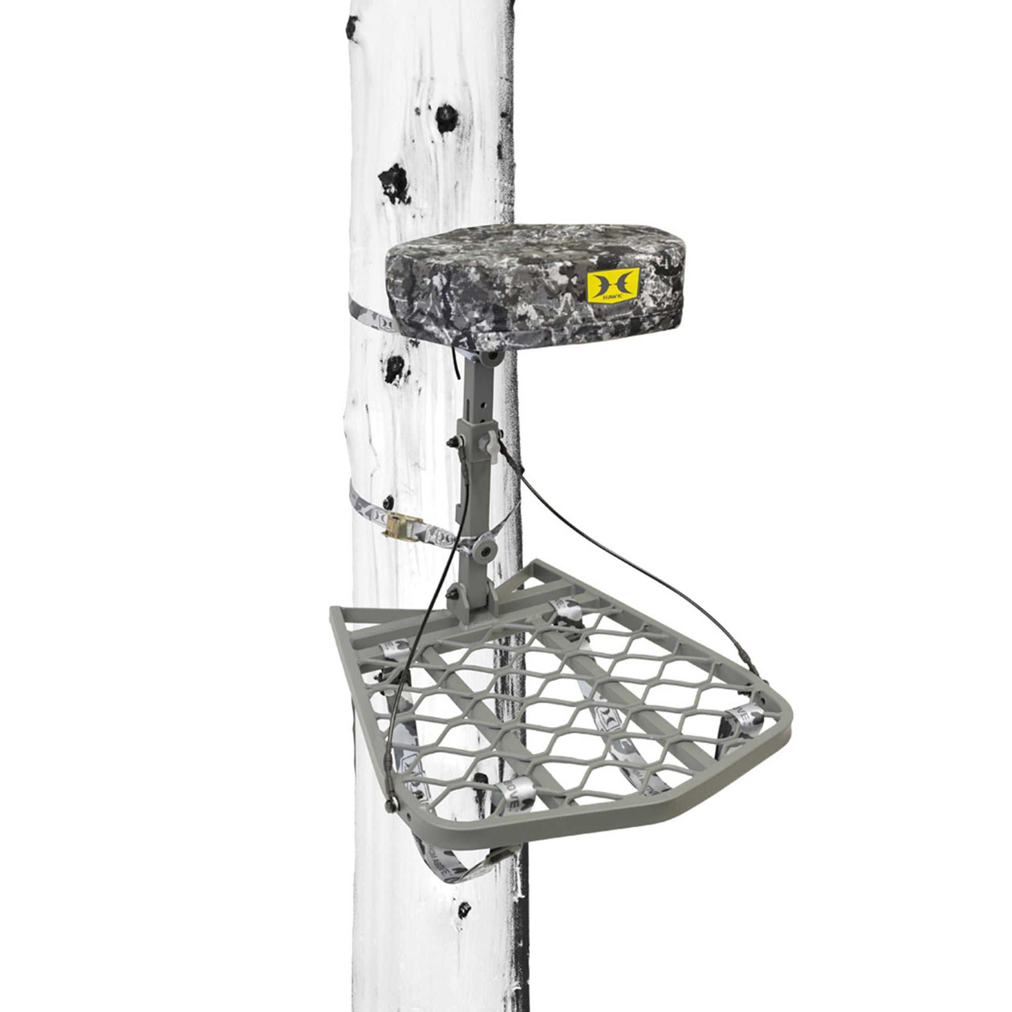 Hawk Ultra Lite Hang-On Stand, Foam Seat Hunting Gear, 27.25x20.5" (Open Box) - VMInnovations