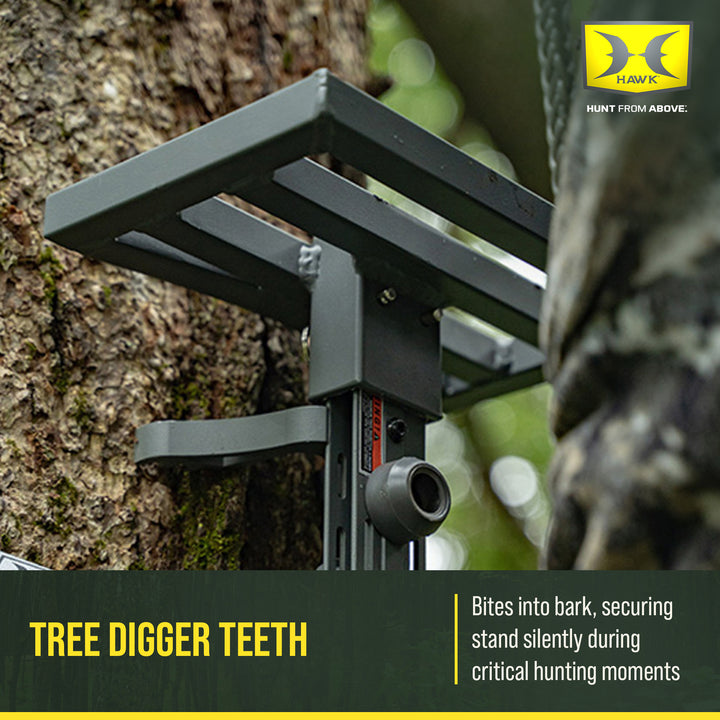 Hawk Helium Hammock Small Platform, Lightweight Tree Stand Hunting Gear, 10x6"