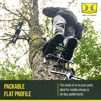 Hawk Helium Hammock Small Platform, Lightweight Tree Stand Hunting Gear (Used) - VMInnovations