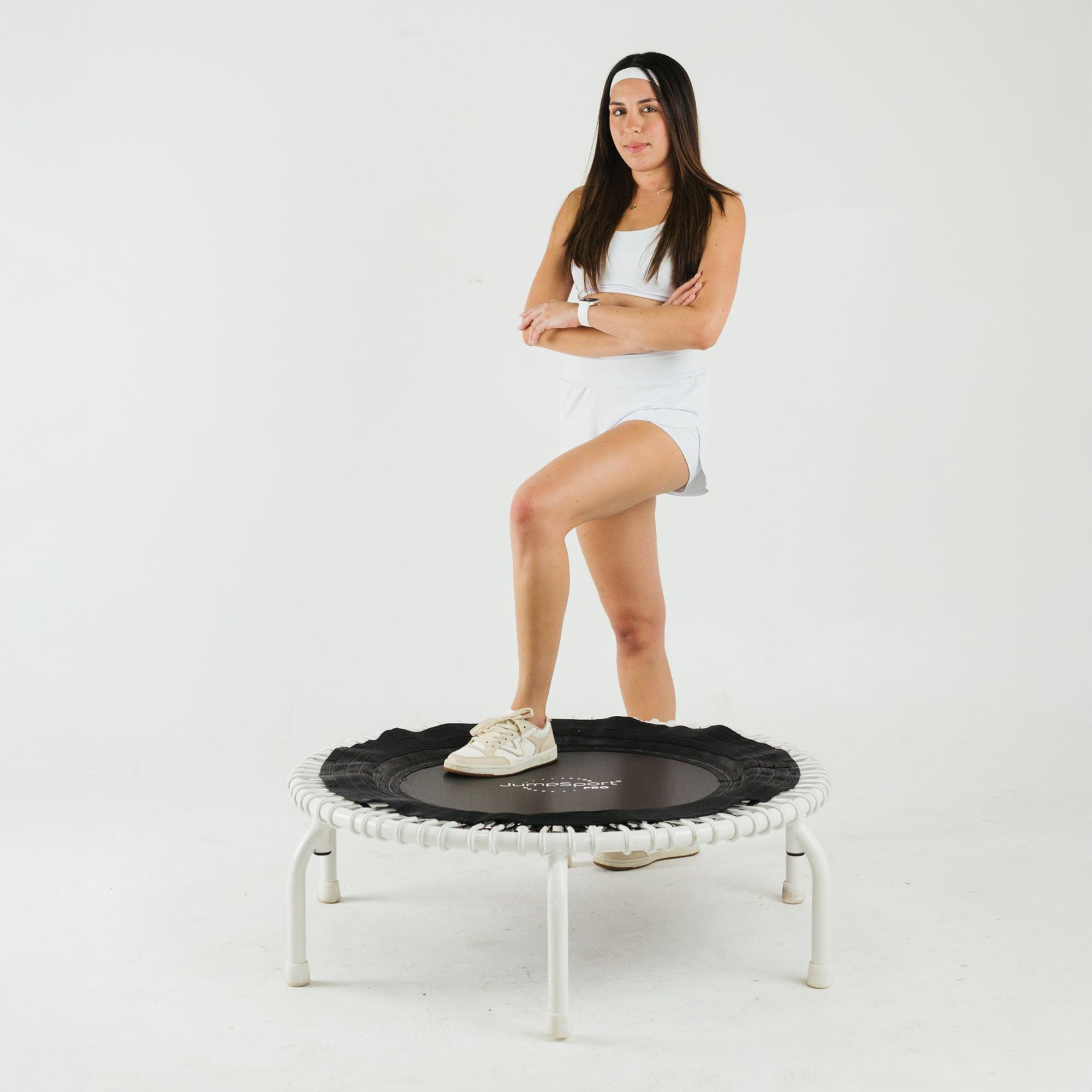 JumpSport 350 PRO Fitness Trampoline, Cardio Workout Equipment, 39" (Open Box) - VMInnovations
