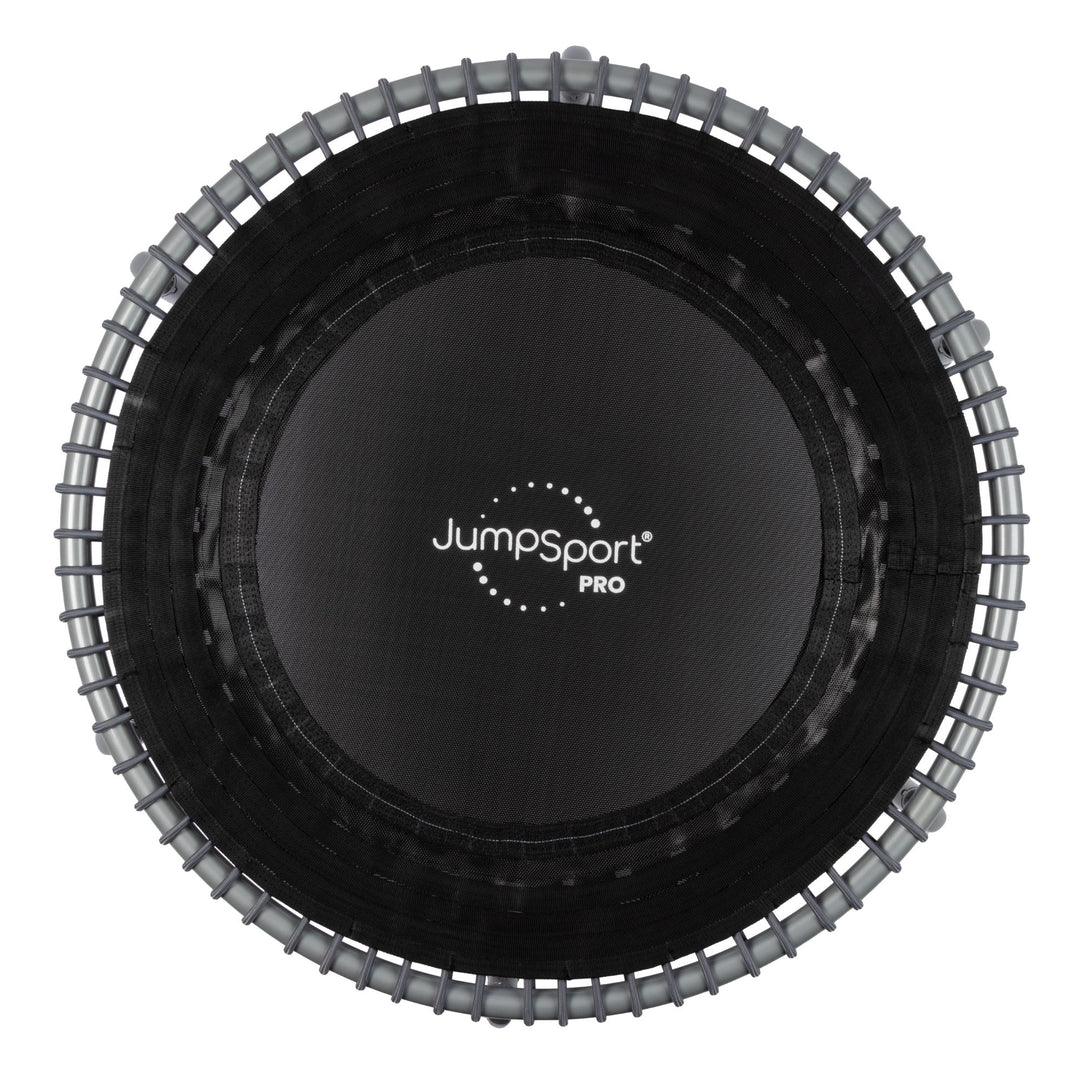 JumpSport 350 PRO Fitness Trampoline, Cardio Workout Equipment, 39", Graphite