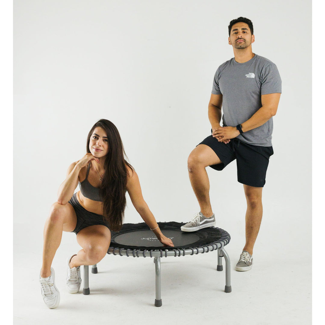 JumpSport 350 PRO Trampoline, Cardio Workout Equipment, 39", Graphite (Open Box) - VMInnovations