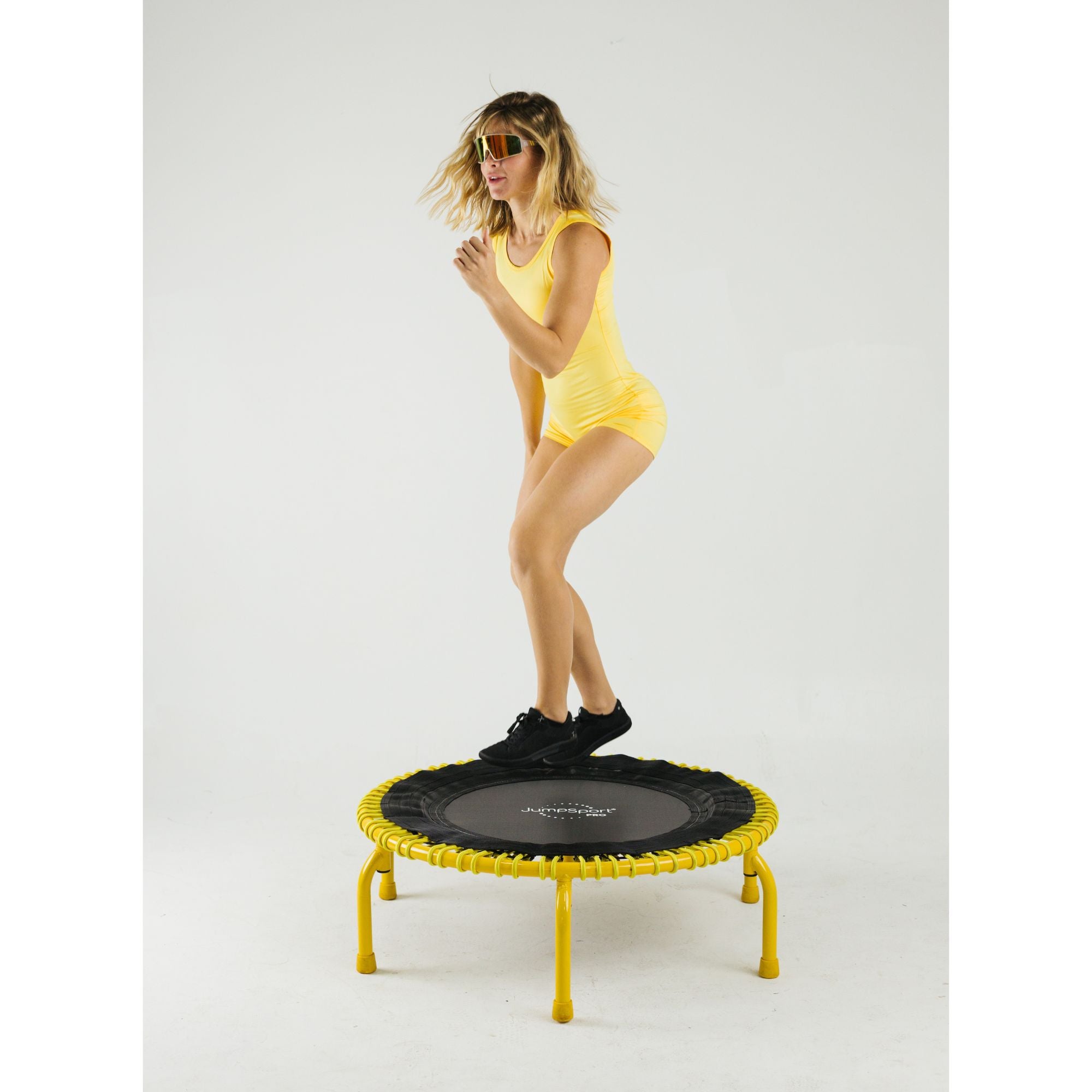JumpSport 350 PRO Fitness Trampoline, Cardio Workout Equipment, 39" (Open Box) - VMInnovations