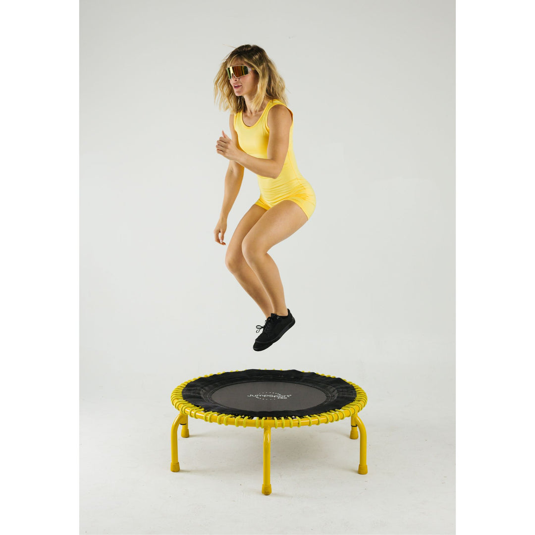 JumpSport 350 PRO Fitness Trampoline, Cardio Workout Equipment, 39" (Open Box)