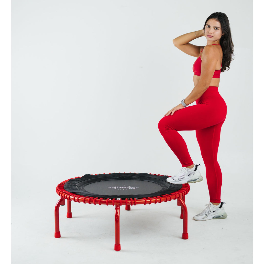 JumpSport 350 PRO Fitness Trampoline, Cardio Workout Equipment, 39 Inch, Ignite