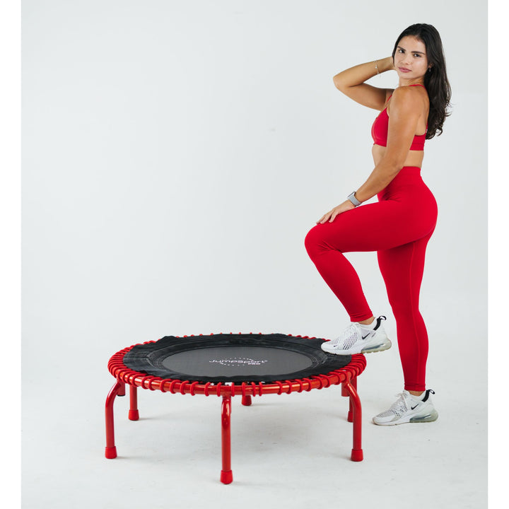 JumpSport 350 PRO Fitness Trampoline, Cardio Workout Equipment, 39 Inch, Ignite