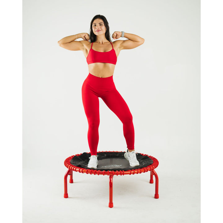 JumpSport 350 PRO Fitness Trampoline, Cardio Workout Equipment, 39 Inch, Ignite