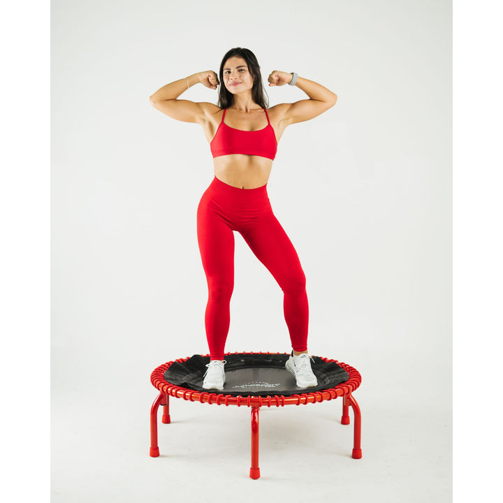 JumpSport 350 PRO Fitness Trampoline, Cardio Workout Equipment, 39 Inch, Ignite